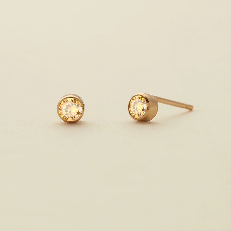 Pendientes de auriculares de acero inoxidable de diamantes de diamante al por mayor Pendientes de acero inoxidable